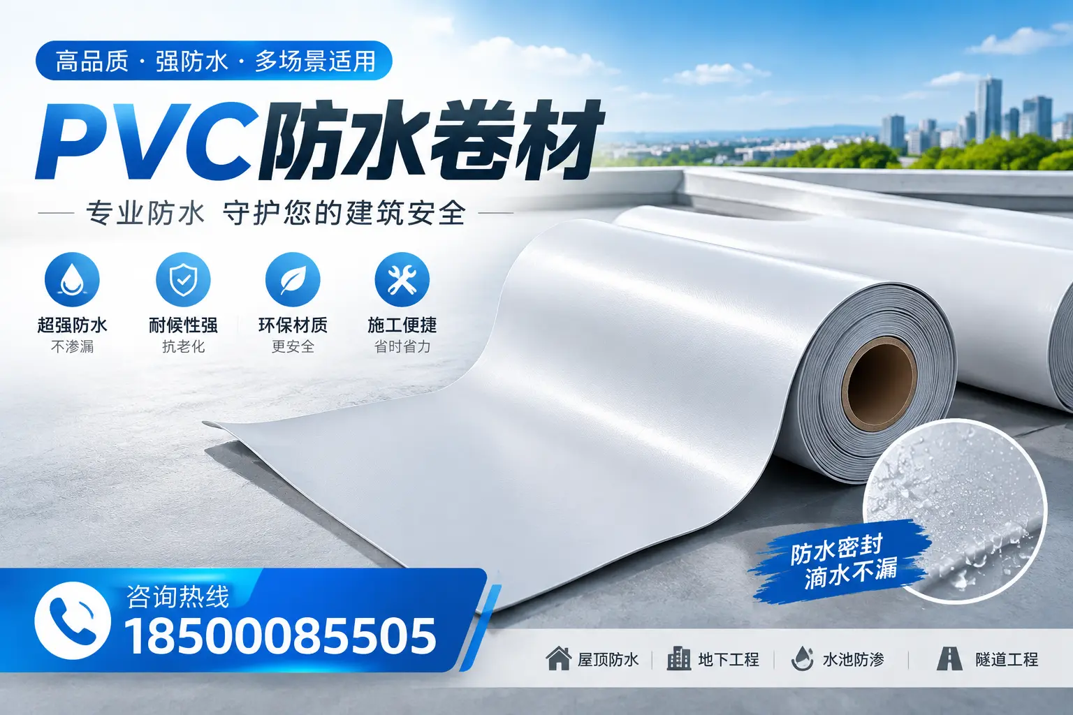 PVC防水卷材的市场竞争分析，唐山品牌选择参考